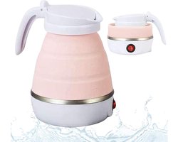 Opvouwbare waterkoker - roze - waterkokers - waterkoker klein - elektrisch - 0.6L
