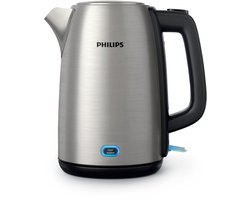 Philips Viva Collection HD9353/90 bouilloire 1,7 L 2060 W Noir, Acier inoxydable