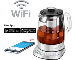 ProfiCook WKS 1167G - 2-in-1 waterkoker en theezetter - 1.5 liter - 2200 W - WiFi