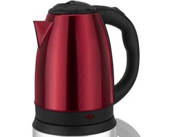 Royalty Line® SSK1.7L Waterkoker Elektrisch - 1.8 Liter Waterkettle - 1500W - RVS / Rood