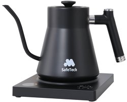 SafeTech - Waterkoker met temperatuurregeling - Gooseneck - Warmhoud functie - 1L