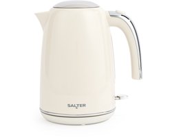 Salter Retro 1.7L Waterkoker - 2.2 Kw - Crème - Kookdroogsensor