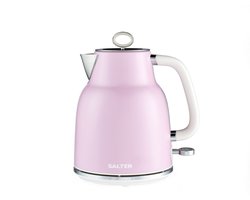Salter Roze Retro 1.7L Waterkoker – 3KW Snel Koken - 360° - Kalkfilter