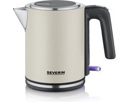 Severin 9577 Waterkoker BPA-vrij, Controlelampje Beige, Zwart
