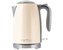 SILVERCREST® Waterkoker 1,7 L - Vermogen: 2600/3100 W - Automatische veiligheidsafschakeling en droogkookbeveiliging - 360° draaibare basis - Waterniveau indicator en uitneembaar kalkfilter - Aan/uit schakelaar met LED indicatielampje - Crème