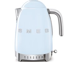 SMEG KLF04PBEU - Waterkoker - Pastelblauw - 1,7L - 7 temperaturen