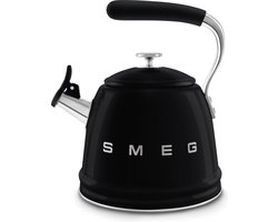 SMEG WKF01BL - Fluitketel - Zwart - 2.3 liter