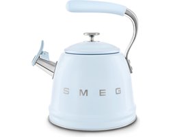 SMEG WKF01PB - Fluitketel - Pastelblauw - 2.3 liter