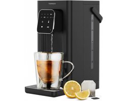 Tomado TWD2503B Heetwaterdispenser - Instant waterkoker - 2,5 liter - Digitaal display - Temperatuurinstelling - Afneembaar waterreservoir - Inclusief waterfilter