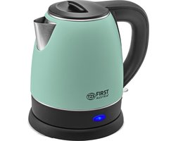 TZS First Austria Waterkoker - 1.2 Liter - 360° Draaibaar - 2200W - Retro - Groen