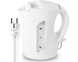Waterkoker 1 Liter Wit - Energiezuinig 900 Watt - Snelkokend en Compact Design