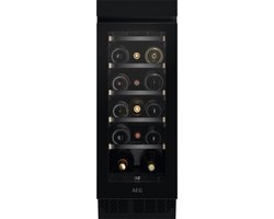 AEG AWUS018B7B - Inbouw wijnkoelkast - wijnkoeler - Zwart - 18 fles(sen)