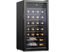 ApexArte® Wijnkoelkast - Wijnklimaatkast - Wijnkoeler - Flessenkoelkast - Zwart