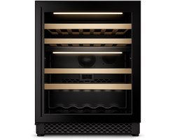 CENDO WK160-39F - Wijnkoelkast - 2 temperatuurzones - Stil - Onderbouw - Inbouw- Vrijstaand