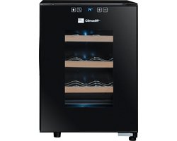 Climadiff CC12 | Vrijstaande wijnkoelkast | 1 Zone | 12 flessen | geluidsniveau slechts 26dB.