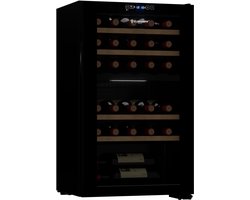 Climadiff CEPAGE33DZ - vrijstaande wijnklimaatkast - 2 zones - 33 flessen