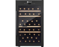 Climadiff CLS65B1 Wijnkoelkast voor 63 flessen - Wijnklimaatkoelkast Vrijstaand - Wijnkoeler - Instelbaar tussen 5°C en 20°C - slechts 37dB