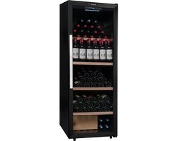 Climadiff CPW204B1 - Wijnklimaatkast - vrijstaand - 204 flessen - multizone