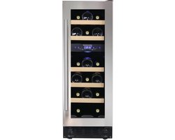 Dunavox Flow-17 Wijnkoelkast DAUF-17.58DSS 2 Zones Zwart