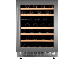 Dunavox Flow-46D Wijnkoelkast - DAUF-46.145DSS - 2 Zones - Zilver