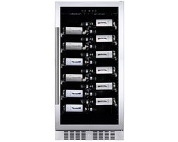 Dunavox Grande-70 Wijnkoelkast DX-70.258SS 1 Zone Zwart