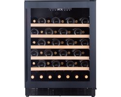 HCK Wijnkoelkast 1 zone SC-145W - 52 Flessen - 4 tot 22 °C - Stil met 39 dB