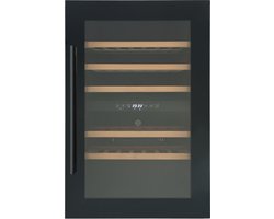 Helvetia Inbouwwijnkoelkast HWTE257GN - 2 Temperatuur 5 à 22 °C - 57 Flessen - Nis 88 cm - 38 dB