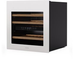 Klarstein Klarstein Rhone 36 Duo Wijnkoelkast - 36 Flessen - 2 Zones - 5-22°C - UV-bescherming - Stille werking - Zwart - Wijnklimaatkast - Wit