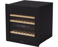 Klarstein Rhone 36 Duo Weinkühlschrank 36 Flaschen, 2 Zonen, 5 22 °C, LED Steuerung, UV Schutz, Leiser Betrieb, Weiß, Weinklimaschrank – geschikt voor thuisfitness en sportschoolgebruik, duurzame constructie, eenvoudig te monteren, ideaal voor kracht