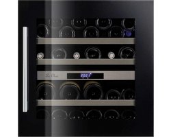 Le Chai LBN340 - Inbouw Wijnklimaatkast - 2 zones - 5 tot 20 °C - 34 Flessen - Zwart - 39 dB - H 60 cm
