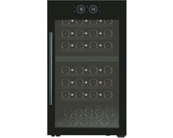 Le Chai LBN650F - Vrijstaande wijnkoelkast - 2 zones - 65 flessen - Alarm - 37 dB - 6 Schuiflades - H 103 cm