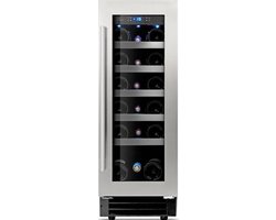 Le Chai LM180 - Inbouw wijnkoeler - RVS -18 flessen - energielabel A