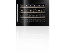 Le Chai LMN245 - Inbouw wijnklimaatkast - 1 zone - Zwarte glasdeur - 24 flessen - Stil (37 dB) - Anti-UV - Anti-vibratie