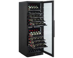 Nestor M NWX2113FN2 Wijnkoelkast/Wijnklimaatkast 113 Flessen – 2 Zones – Inbouw/Vrijstaand – 5-20°C – Zwart Glas – Luxe Wijnkoelkast - 3 Kleuren LED - Koolstofffilter