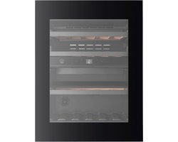 Nestor M Wijnkoelkast NWVS232FN1 - Inbouw/Onderbouw - Push2Open - 2 zones - 32 Flessen - 3 kleuren LED - Koolstoffilter - 36 dB