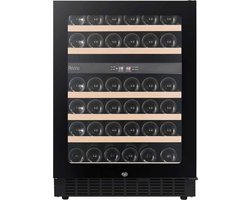 Pevino Pevino Noble 41 bottles - 2 zones - Black glass front - PN45D-HHB-1