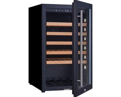 Saro Professionele Wijnkoelkast 40 - Vrijstaand - Zwart - Tot 40 flessen