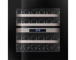 *Superaanbieding* Le Chai Inbouw Wijnkoelkast - Nis 60 cm - Push Open - 2 zone