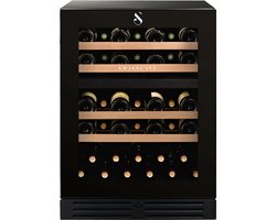 SWISSCAVE WLB-160DF 2-zone Wijnkoelkast | 82cm | 40 flessen