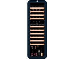 SWISSCAVE WLB-320DF-BLACK 2-zone Wijnkoelkast | 160cm | 68 flessen