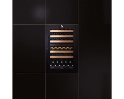 SWISSCAVE WLI-160DF 2-zone Wijnkoelkast | 88 cm | 40 flessen | ingebouwd