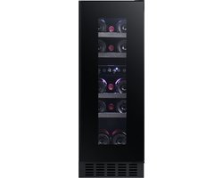 Temptech SOMX30DRB-24 greeploze wijnkoelkast - 17 flessen - 2 zones