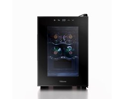 Tristar WR-7506 - Wijnkoelkast 6 Flessen - Wijnklimaatkast - 5 ⁰C tot 18 ⁰C - Zwart