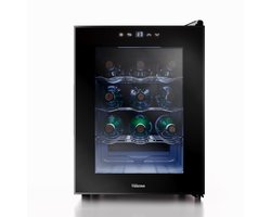 Tristar WR-7511 - Wijnkoelkast 12 Flessen - Wijnklimaatkast - 11 ⁰C tot 18 ⁰C - Zwart