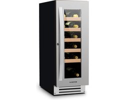 Vinovilla Smart wijnkoelkast 50l / 20 Flessen glazen deur roestvrij staal