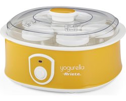 Ariete 0617 Yogurella - yoghurt maker - totaal 1,3 liter - 7 glazen potjes - 20 Watt