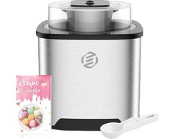 Equivera IJsmaker - IJsmachine voor thuis - IJsmachine - IJsmachine zelfvriezend - IJsmachine zelf vriezend - IJs machine - Zelfvriezende ijsmachine - Zelfvriezende ijsmachine voor thuis!