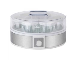 Jata YJEYG2266 - Yoghurtmaker - inclusief 7 potjes - 20 Watt - totaal 1.26 liter - BPA vrij