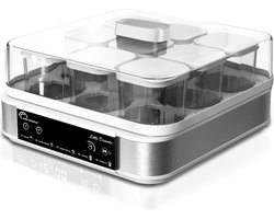 Little Balance 8448 - Dessert- & yoghurtmaker - 30 Watt - 9 potjes - voor het maken van yoghurt, cheese cake, panna cotta etc