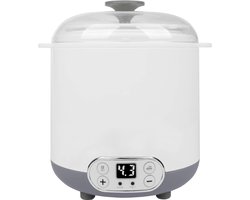 MIRA® Yoghurtmaker - Citruspers - Ijsmachine - Wit/Grijs - 17cm x 20cm x 22cm